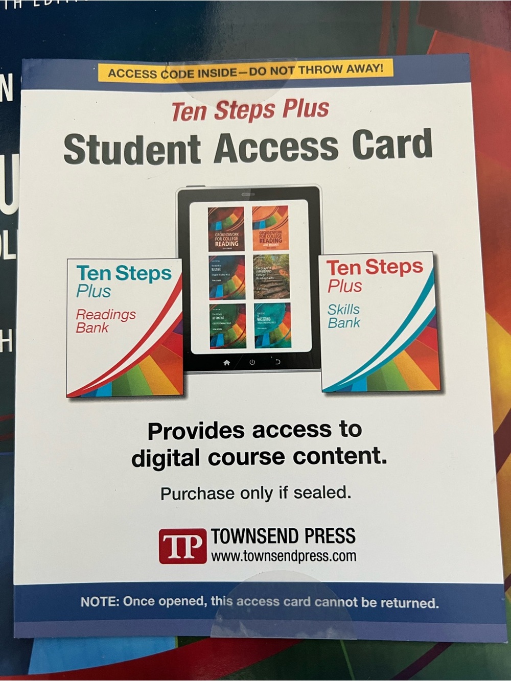 Student Access Card - Picture 2 of 2
